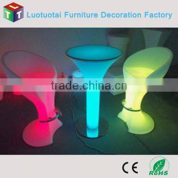 Rechargeable illuminated LED Bar Chair