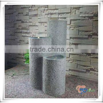 Resin pillar outdoor garden decorative floor water fountain