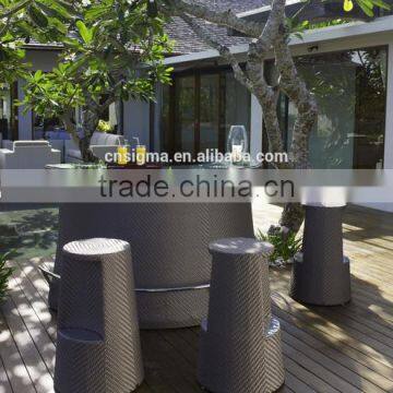 2017 Trade Assurance semi-circle used garden and patio bar furniture