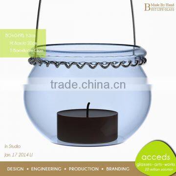 Hot Selling OEM/ODM Borosilicate Clear Glass Candle Holder photo-5