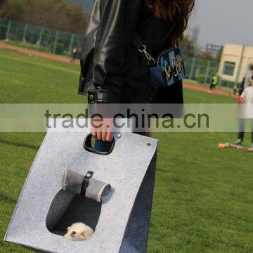Factory direct wholesale easy taking bag shape pet cage ,market shopping pet taking best choise