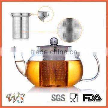 Borosilicate Glass Teapot With Stainless Steel Infuser photo-2