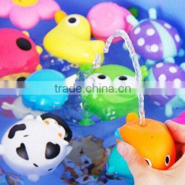 water spray animals pvc bath toy,Soft stress toy animal bath toys,pvc floating bath animal toys