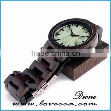 Top-end Engraved Wooden Watches Luxury Digital Wood Watch photo-4