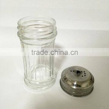 Glass Condiment Bottles With a Metal Cap photo-4