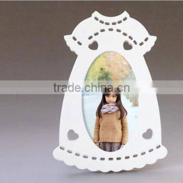 creative cloth shape wooden photo picture frame