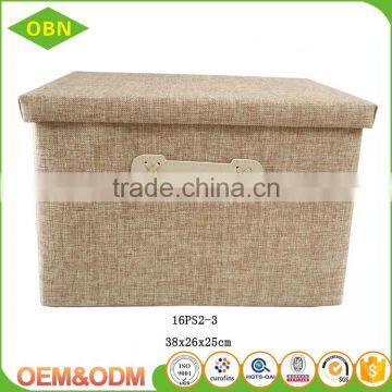 Decorative Fancy Foldable Toy Storage Box With Lid photo-2