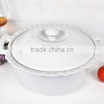 13" Ceramic White Comal photo-2