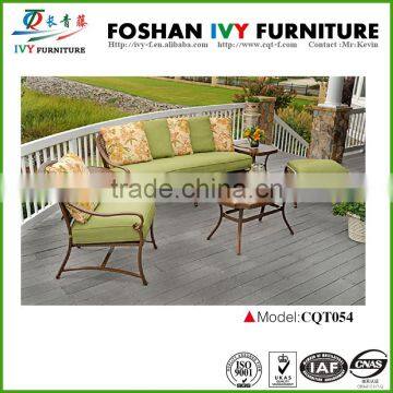 factory custom made aluminum casting outdoor leisure garden chair and table furniture