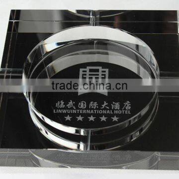 Octagonal Printing Crystal Ashtray photo-5