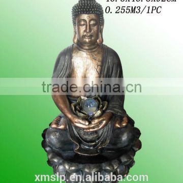 resin waterfall buddha fountain