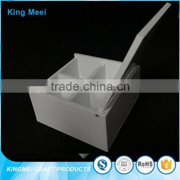 High Quality White Acrylic Display Box for Cosmetic photo-3