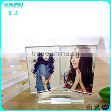 Sublimation Crystal 3D Sublimation Fan Shaped Photo Crystal 3D Crystal Photo Frame photo-3