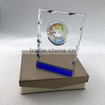 Wholesale Transparent Crystal Shield Award Trophy Manufacturer photo-2