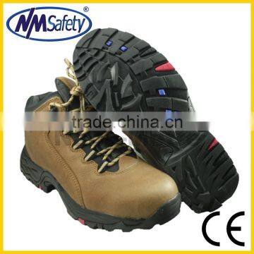 NMSAFETY fashion Crazy Horse leather boots/Work boots/Safety Boots