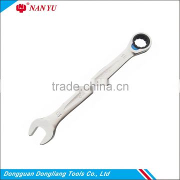 New Style Combination Ratchet Wrench With Knurling Handle