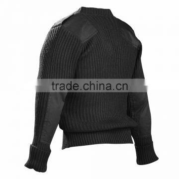Quality Anti-friction V Shape Neck Security Defense Garment Wool Sweater photo-5