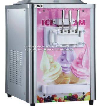 Ice Cream Machine Table Top All S/S Body R404a Refrigeration Ice Cream Maker FMX-I69