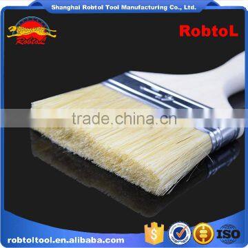4" Wall Paint Brush Wood Handle Natural Synthetic Bristle Blend Filament photo-4