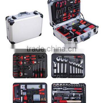 127PCS ALUMINIUM CASE HAND TOOL SET