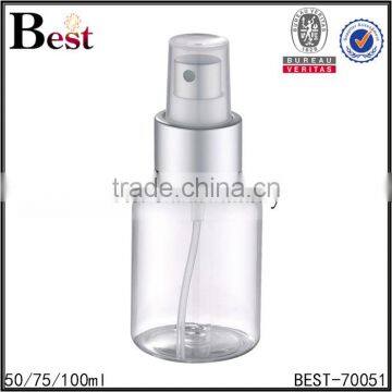 2017 Hot New Products Cosmetic Toner Fragrance Perfume Pet Plastic Cap Clear Aluminum 100ml Plastic Spray Bottle Personal Care photo-3