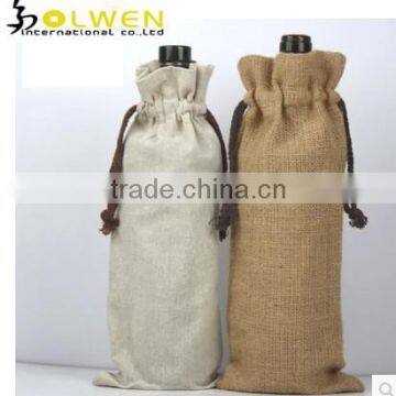 Promotional Newest Linen Wine Bottle Bag