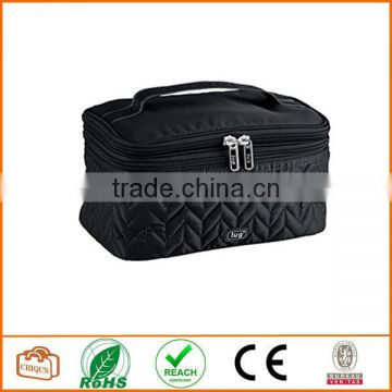 Two Step Cosmetic Case Black