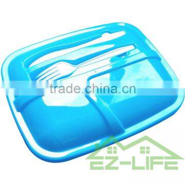 2016 New Colorful High Quality Plastic Student Cartoon Cute Bento Lunch Box Food Container