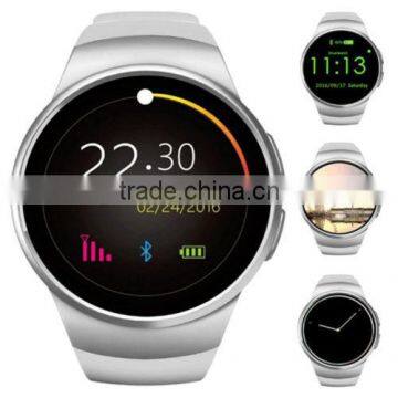 2017 New KW18 Bluetooth Smart Watch Round Dial Talking Watch With Heart Rate Monitor GPS Tracking Watch photo-3