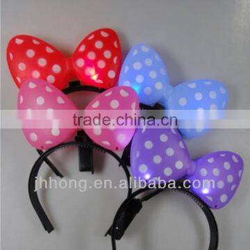 LED/Luminous butterfly headlight headband for party/festival/daily