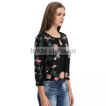 2017 Lady Latest Fashion Design Jackets Suit Slim Blazer photo-3