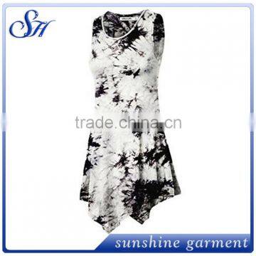 92% Polyester 8%Spandex Tunic Tank Top Fashion Wear to Women