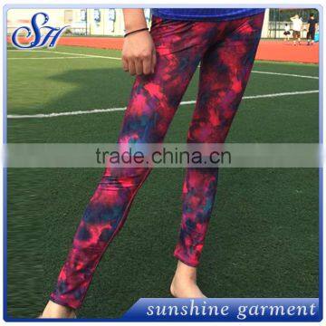 Wholesale sexy ladies fitness yoga sports printed leggings