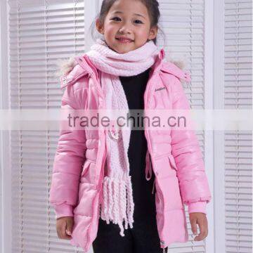 New Fashion Children Girls Warm Down Garment Kids Jackets