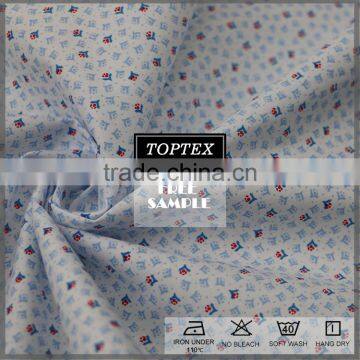 In China Best Quality Calico Fabrics Cotton Slub Printed Fabric photo-2