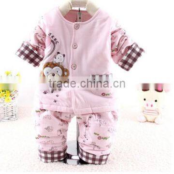 2014 new arrvial high quality girl autumn winter and winter sets/baby girl clothing set toddler clothing baby set clothing