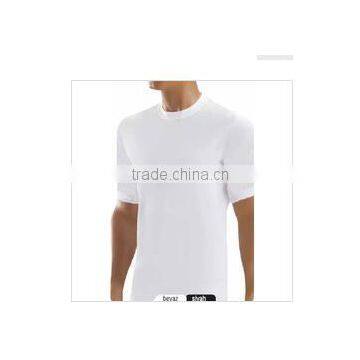 MEN Fashion SINGLE JERSEY CREW NECK FLANNEL photo-3