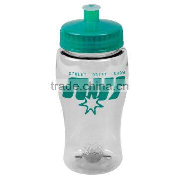 USA Made 18 oz Transparent Sports Bottle With Push And Pull Cap - BPA/BPS-free, FDA Compliant and Comes With Your Logo photo-5