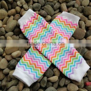 multi coloredchevron leg warmer