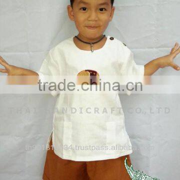 Thai Boy cotton children's clothing elephant design