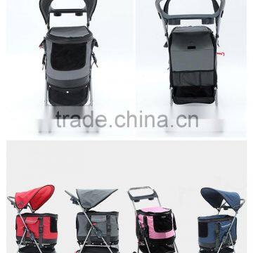High Quality Pet Stroller Foldable Pet Trolley Foldable Pet Trolley/trolley Pet Carrier/dog Strollers Pet Trolley photo-5