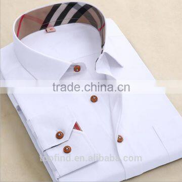 Wholesale OEM Supply High Fashion Colorful 100% Cotton Special Collar Oxford Shirt for Man photo-2
