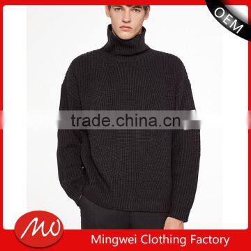 Hot Selling High Neck 100 Cashmere Men s Sweater for Wholesale