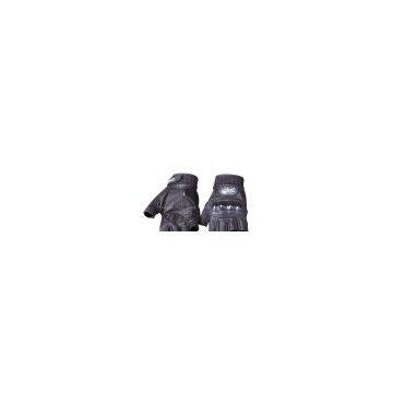 Half Finger Motorycle Leather Gloves MCS-04H
