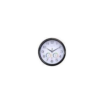 Round Multifunction Wall Clock With Temperature / Humidity Function
