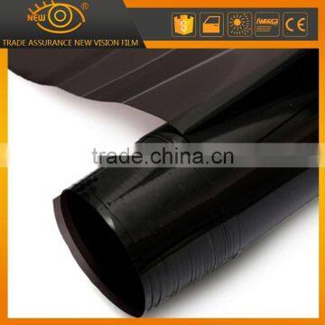 Black Gray 4 Mil Thinkness Glass Surface Protective Safety Film for Window
