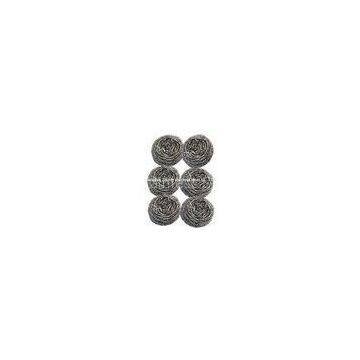 6pcs galvanized Stainless Steel Cleaning Ball metal Round scourer for utensil
