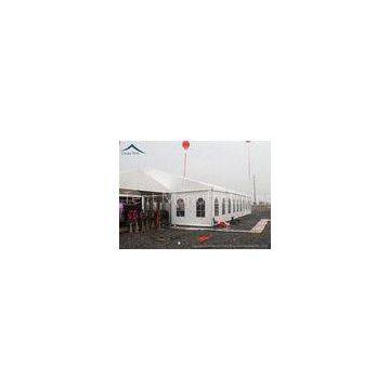 White Large Party Tent With Durable Aluminum Alloy Frame 6x12m