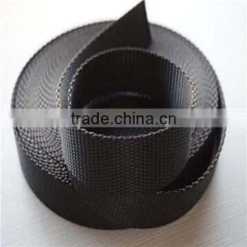 custom polyester webbing belt black