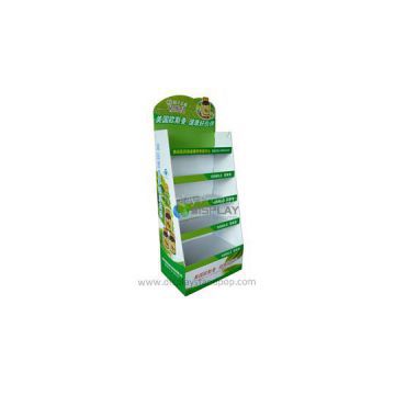 Floor Retail 5 Tier Cardboard Medicine Display Shelf